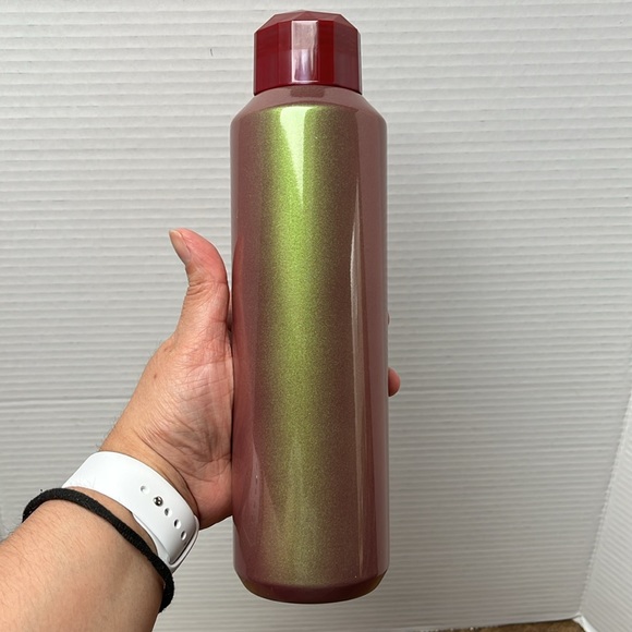 Starbucks Iridescent Shimmer Water Bottle Cup Stainless Tumbler Jeweled Top 2022 - Picture 6 of 12